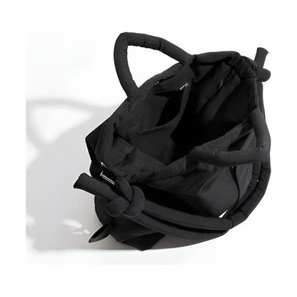Puffy Quilted Backpack Bag