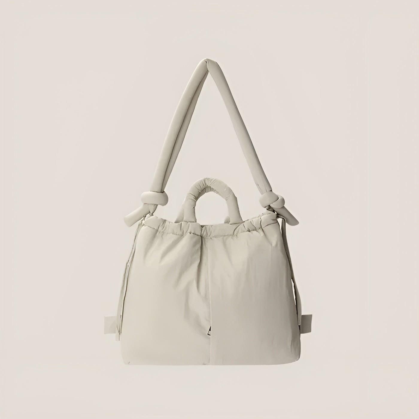 Puffy Quilted Backpack Bag