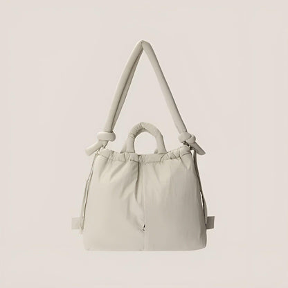 Puffy Quilted Backpack Bag
