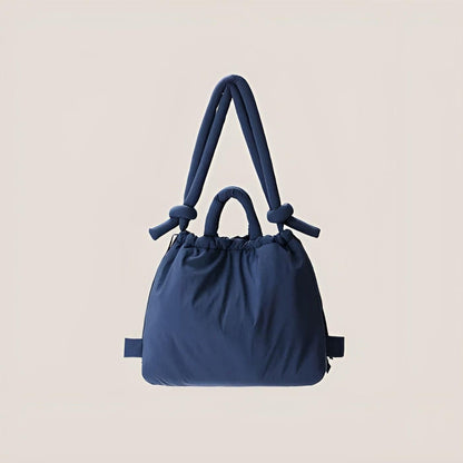 Puffy Quilted Backpack Bag