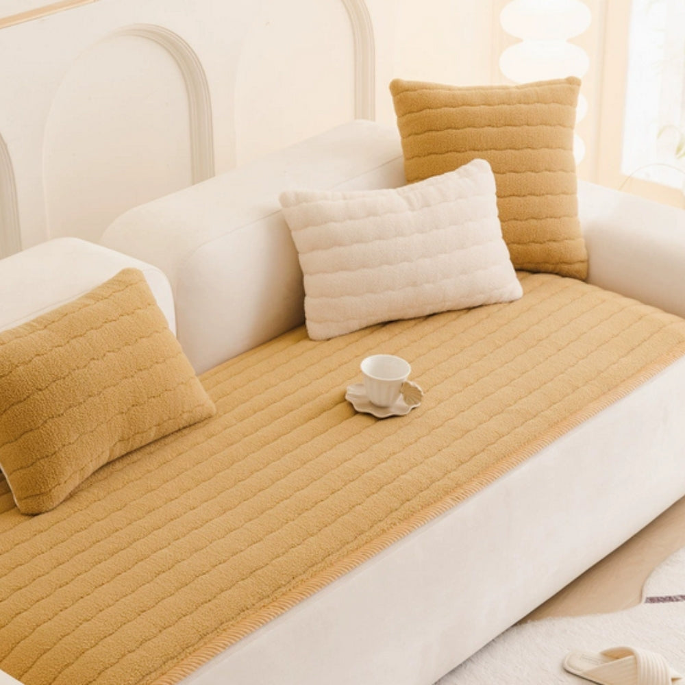Plush & Thick Sofa Protector Cover