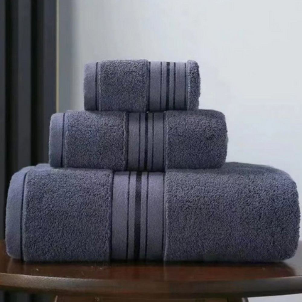 Pure Cotton Egyptian Towel Set - Luxurious Comfort