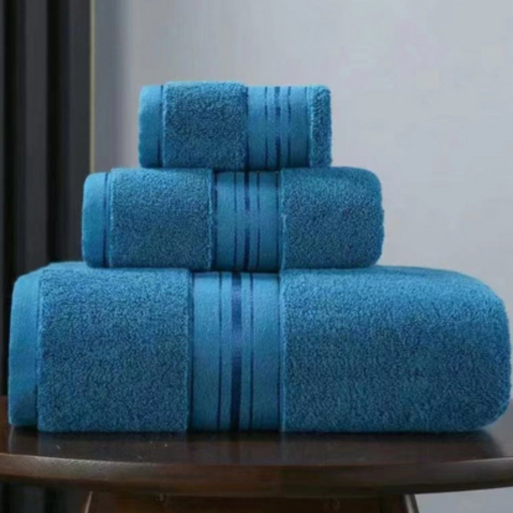 Pure Cotton Egyptian Towel Set - Luxurious Comfort