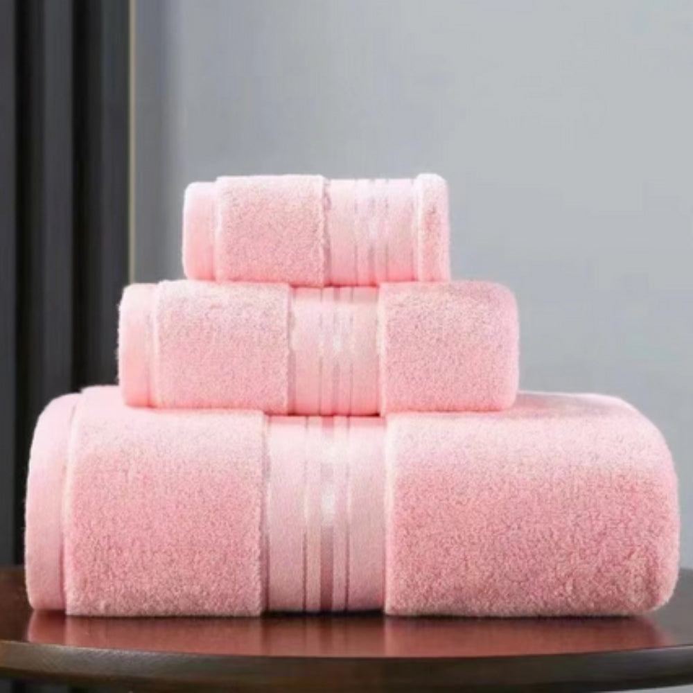Pure Cotton Egyptian Towel Set - Luxurious Comfort