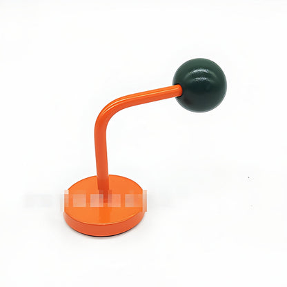 Colorful Magnetic Wooden Ball Hooks Home Storage