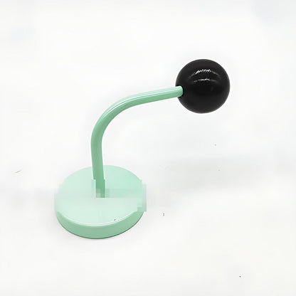 Colorful Magnetic Wooden Ball Hooks Home Storage