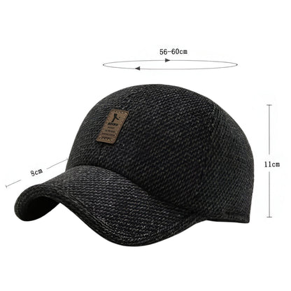 Warm and Fashionable Baseball Style Winter Hat