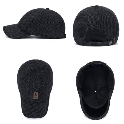 Warm and Fashionable Baseball Style Winter Hat