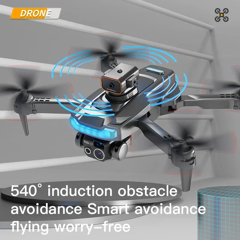 Foldable 8K Drone with Dual HD Cameras for Aerial Imaging