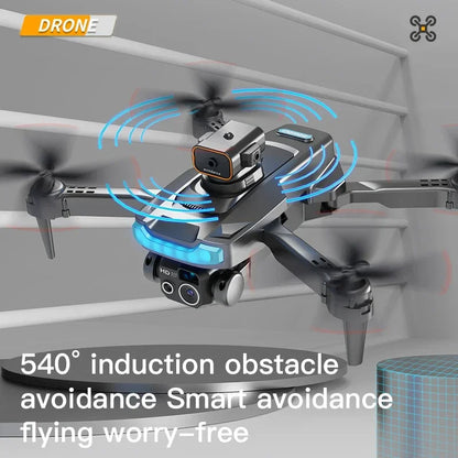 Foldable 8K Drone with Dual HD Cameras for Aerial Imaging