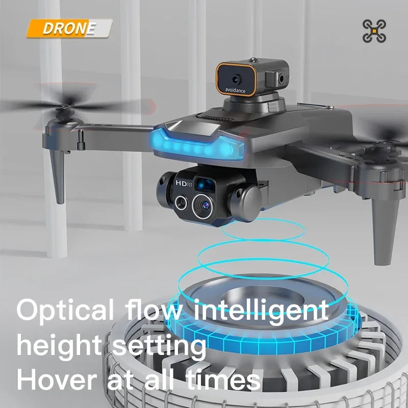 Foldable 8K Drone with Dual HD Cameras for Aerial Imaging