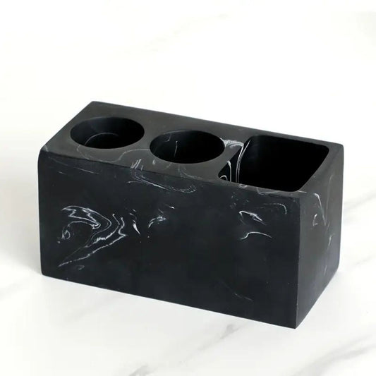 Resin Couple Toothbrush Stand