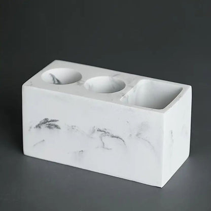 Resin Couple Toothbrush Stand