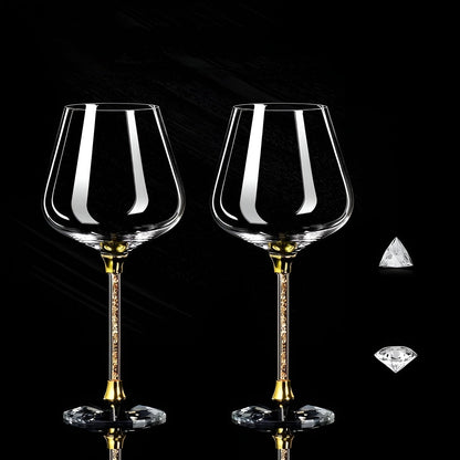 Crystal Glass in 2-Pack – Elegant Wine Glasses | Tall & Luxurious for Parties & Events