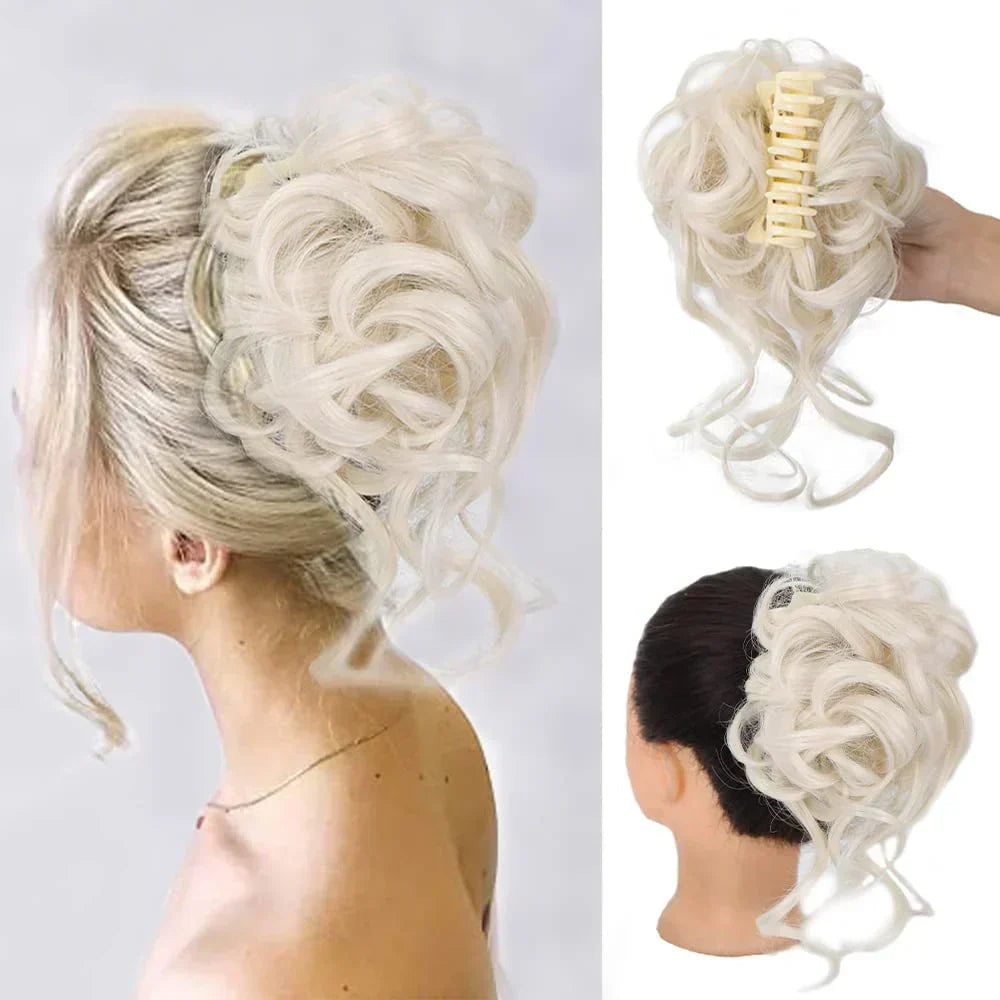 CurlyBun: Instant Curled Bun Hair Clip