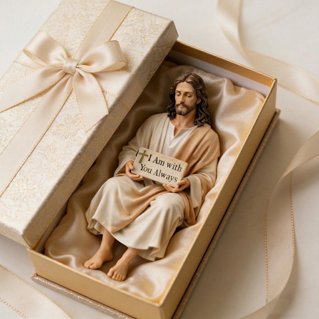 🔥Hot Sale 49% OFF -✨Handcrafted Jesus Figurine✝️Serene Desk Companion🙏