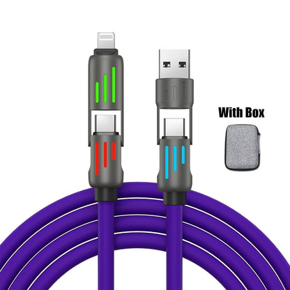 🔥Last Day 49% OFF🔥4-in-1 USB Charging Cable fast charging MAX 60w