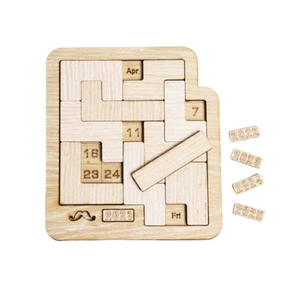 Daily Calendar Wooden Puzzle