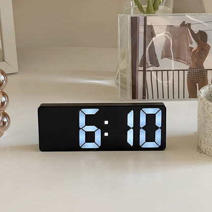 Modern Mirror Display Digital Alarm Clock