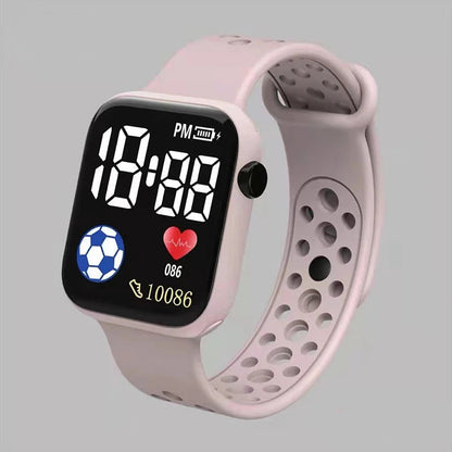 Kids' Digital Watch with Light-Up Display & Stopwatch