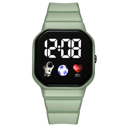 Kids' Digital Watch with Light-Up Display & Stopwatch