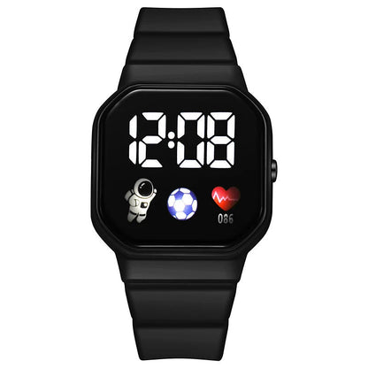 Kids' Digital Watch with Light-Up Display & Stopwatch