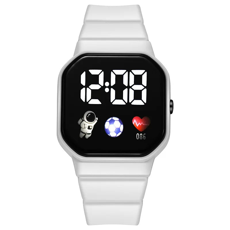 Kids' Digital Watch with Light-Up Display & Stopwatch