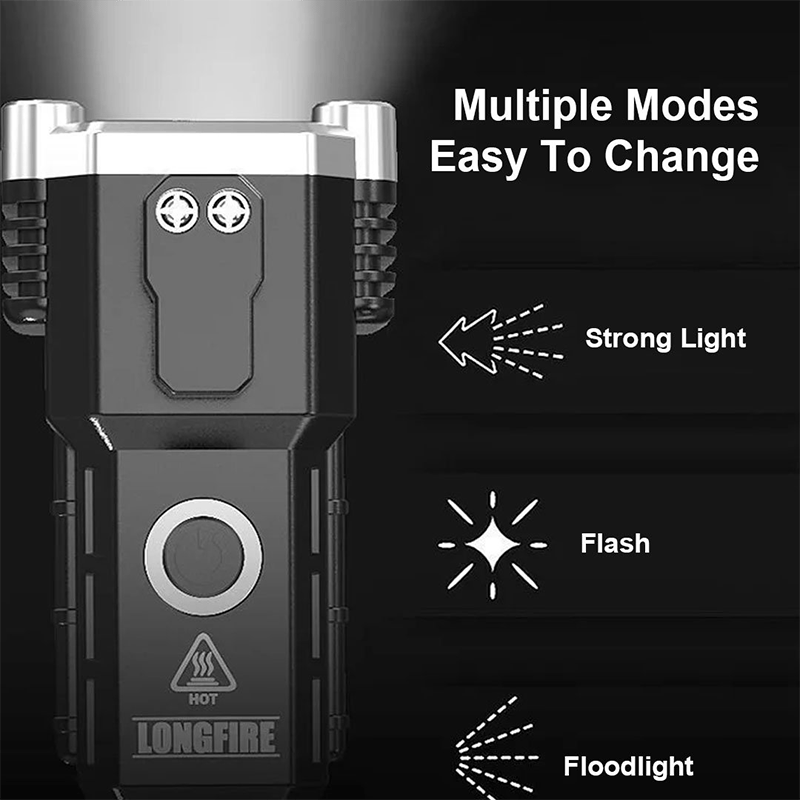 Last Day 49% 0FF 🔥🔥 - Super Bright Rechargeable LED Handheld Flashlight Portable