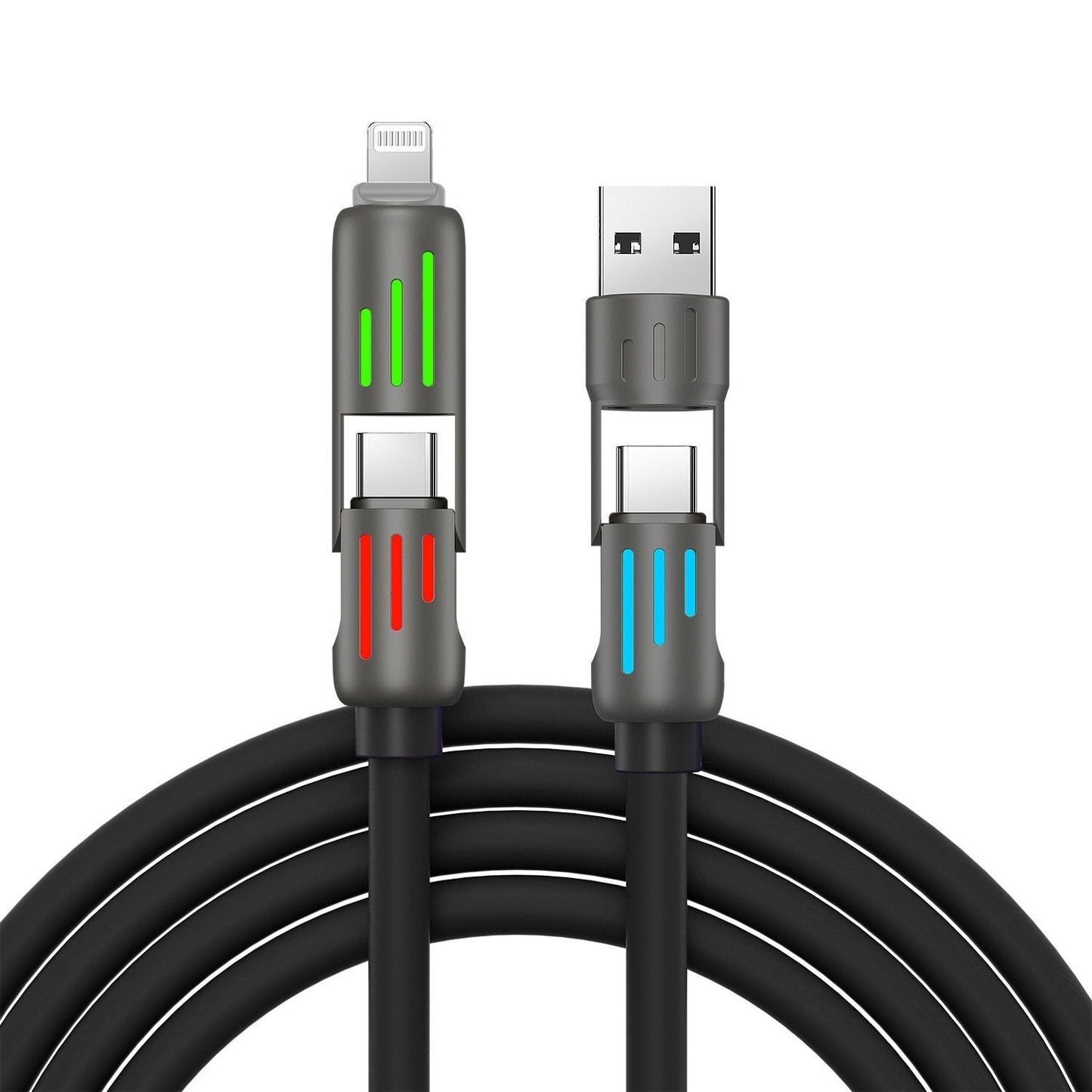 🔥Last Day 49% OFF🔥4-in-1 USB Charging Cable fast charging MAX 60w
