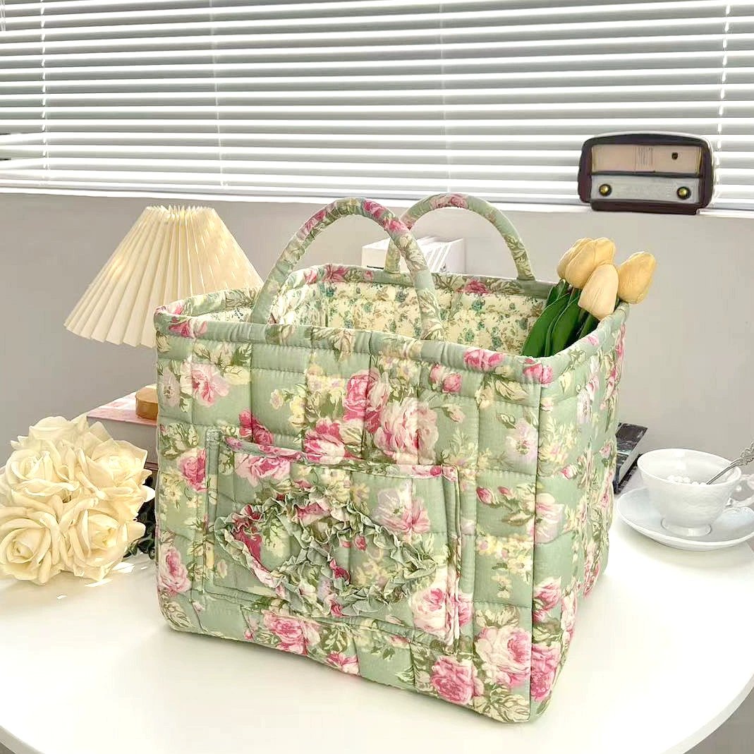 Boho Fabric Storage Basket