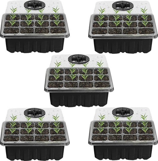 Last day Only $4.33 each - Adjustable Humidity Seed Starter Trays