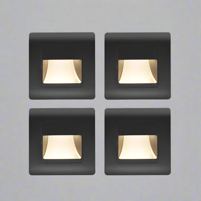 EB Brone - Led Stair Light 4 Colors PIR Sensor Recessed Footlight