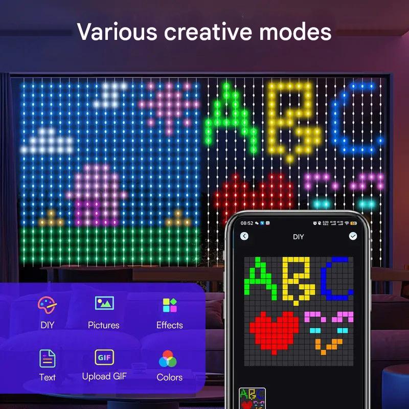 🔥Smart Curtain Lights💡Perfectly Create Atmosphere