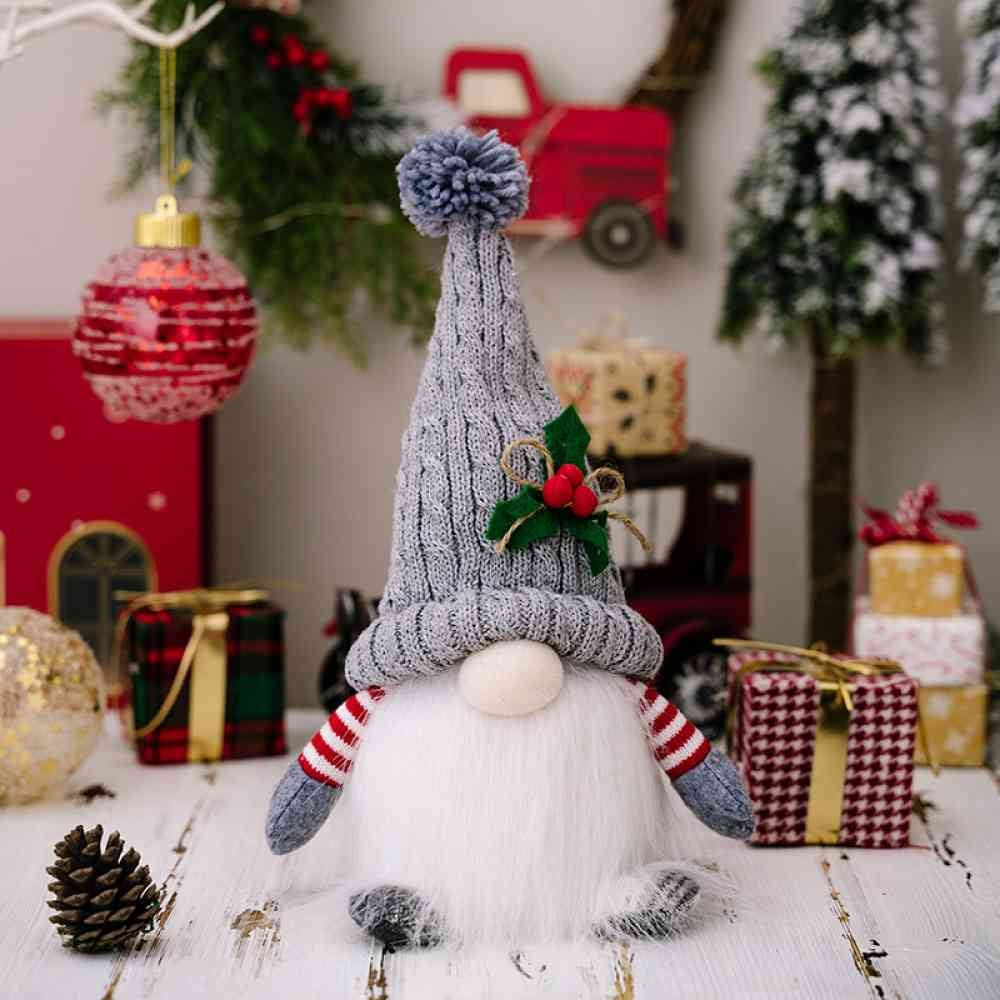 Illuminated Festive Gnome Figure