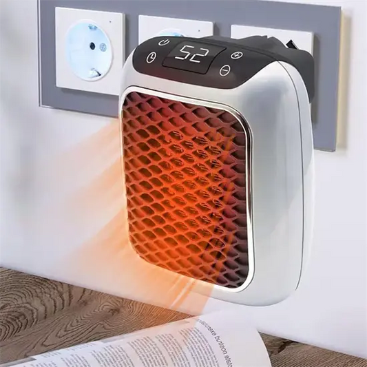 Compact Ceramic Room Heater with Timer and Safety