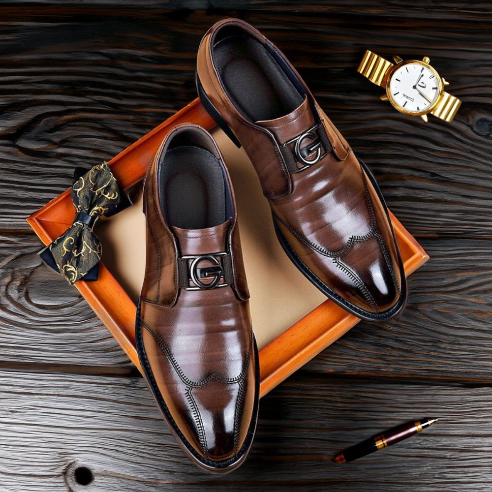 Elegant Italian Leather Dress Shoes