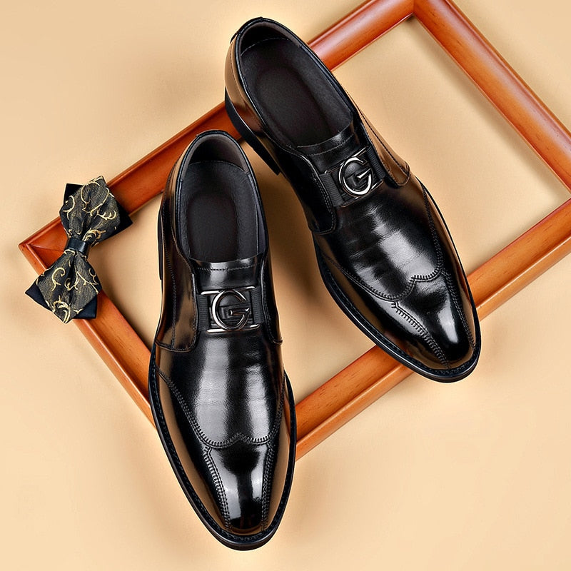 Elegant Italian Leather Dress Shoes