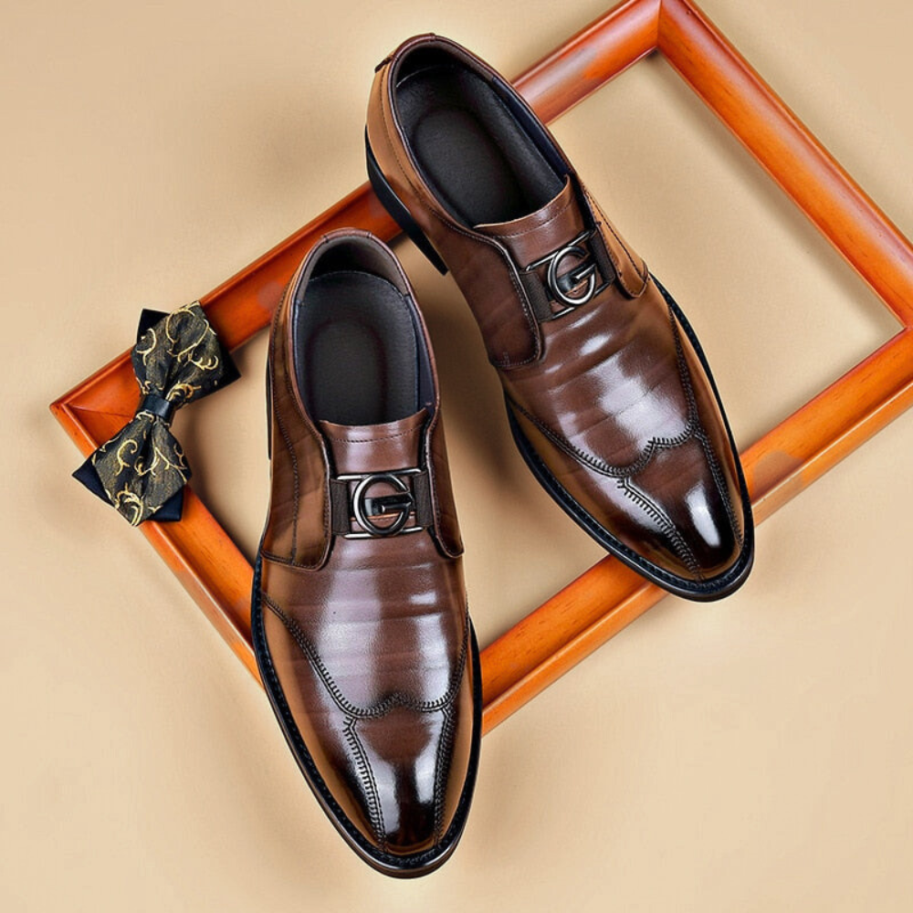 Elegant Italian Leather Dress Shoes
