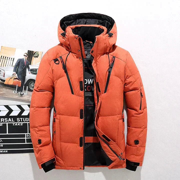 Quilted Down Puffer Coat with Insulation