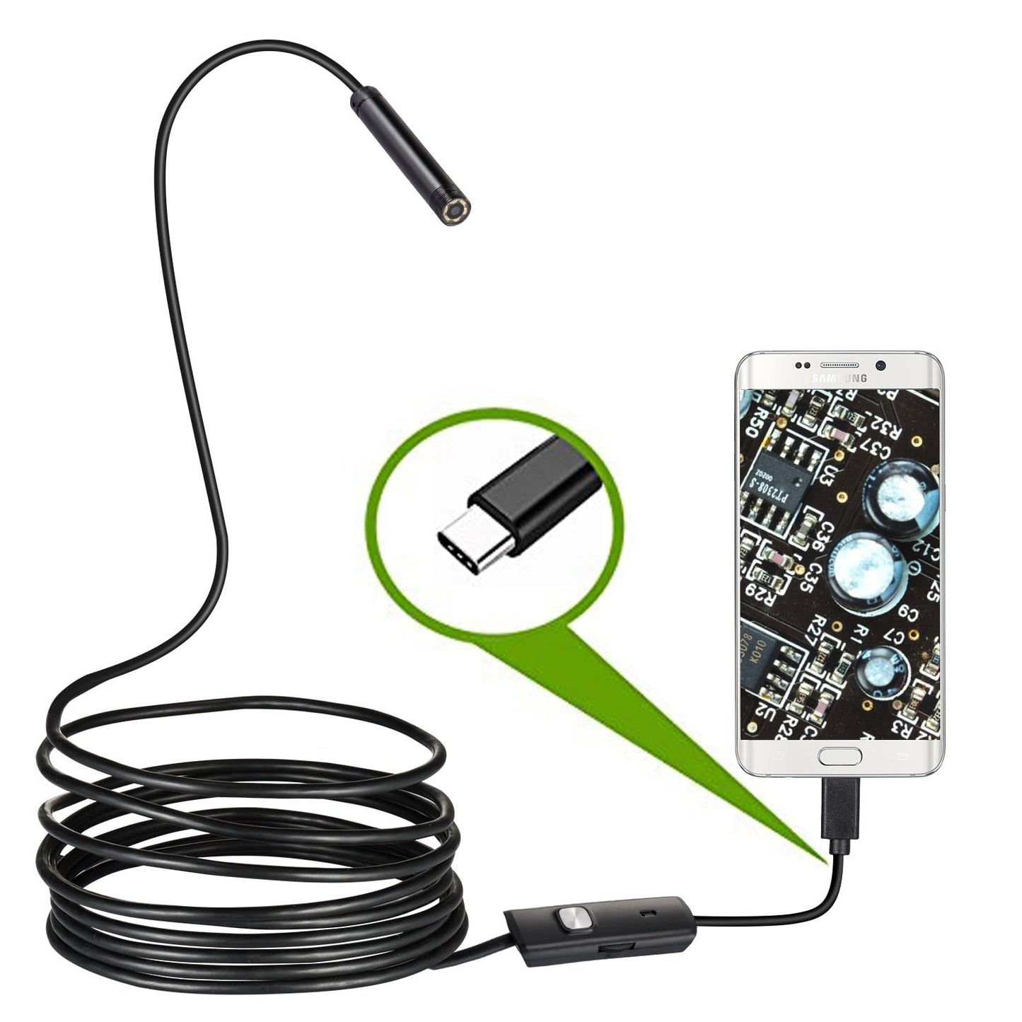 Type-C Borescope Inspection Camera