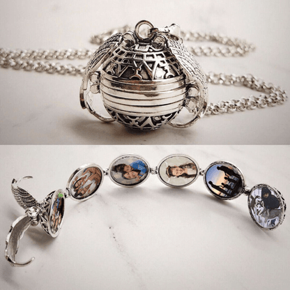 Expandable Photo Locket Necklace