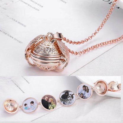 Expandable Photo Locket Necklace