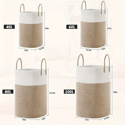 Oversized Woven Storage Bin - Ample Room, Built to Last