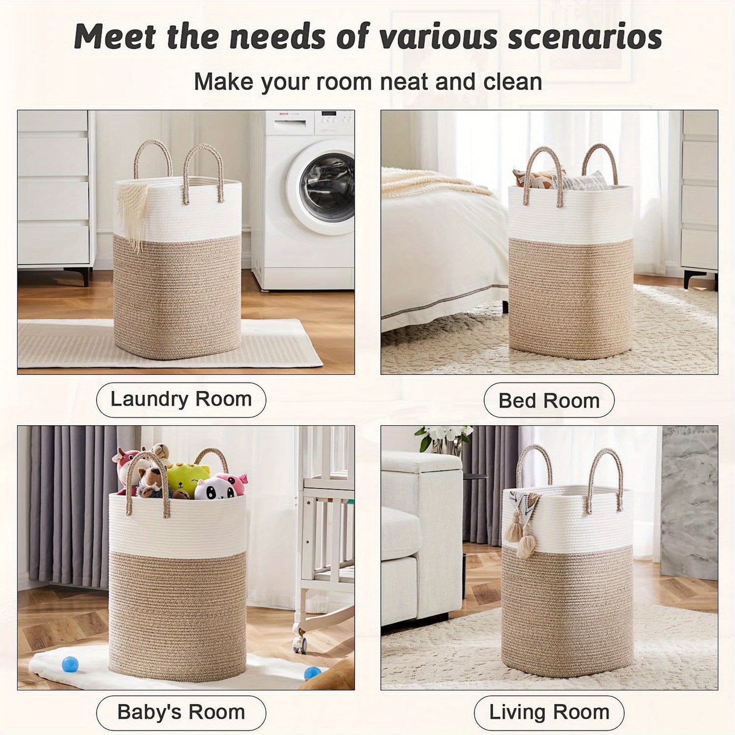 Oversized Woven Storage Bin - Ample Room, Built to Last