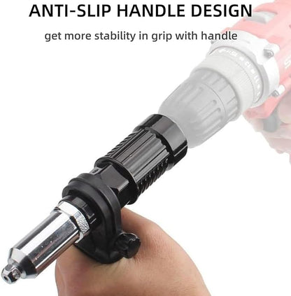 🔥LAST DAY🔥 49% OFF - 🔥Professional Electric Rivet Gun Adapter Kit