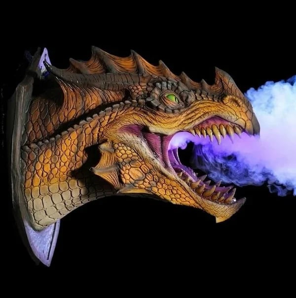 🔥🐲Dinosaur head wall decoration