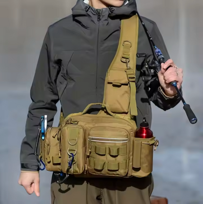 Convertible Fishing Pack with Rod & Drink Holders