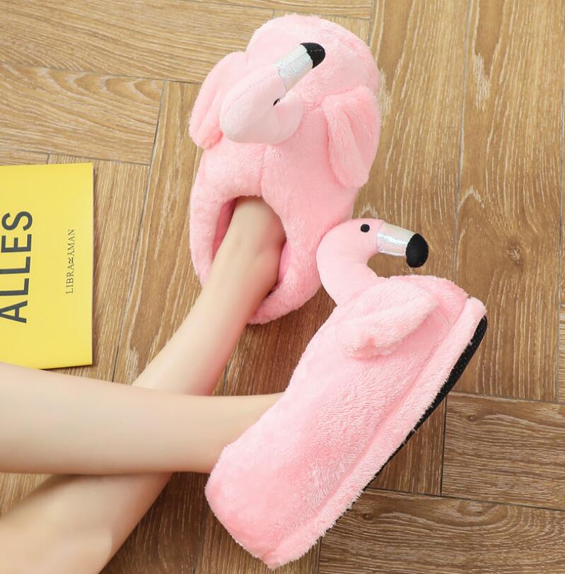 Cozy Flamingo House Shoes