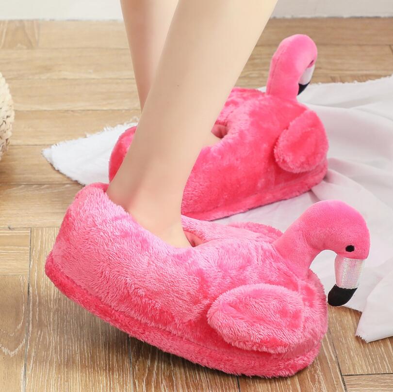 Cozy Flamingo House Shoes