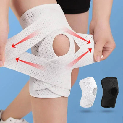 FlexGuard Knee Pads | with Support Compression Springs and Tension Strap - for Stability - Pain Relief and Protection Niki